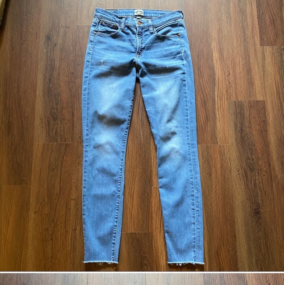 J.Crew Toothpick High Rise Skinny Light Jeans 28